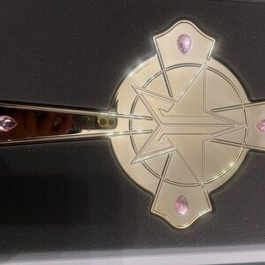 Gold Star Emblem with Pink Gems